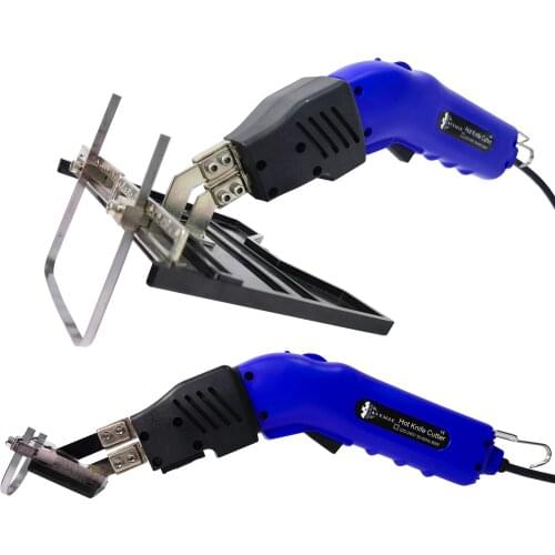 KS EAGLE Hand Held Electric Foam Hot Cutter Grooving Carving Knife Sculpture Styrofoam Sponge Cutting with Blades and Accessory