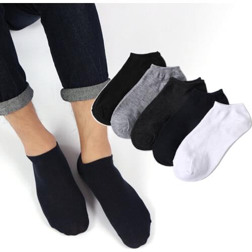 6pcs=3 Pairs/lot Spring Summer Men Cotton Ankle Socks For Mens Business Casual Solid Color Short Socks Male Sock Slippers Meias