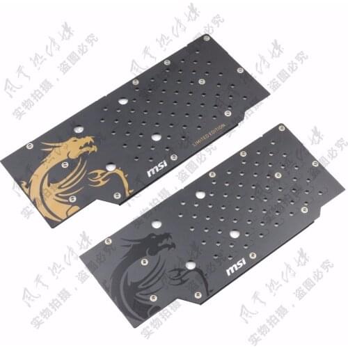 New Original for MSI GTX980ti GTX980 GAMING graphics card cooling fan backplane with mounting screws