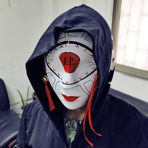 New Japanese Style Anime Horror Ugly Female The Mask Halloween Easter Cospaly Prank Hip Hop Masquerade Props Adult Party Masks