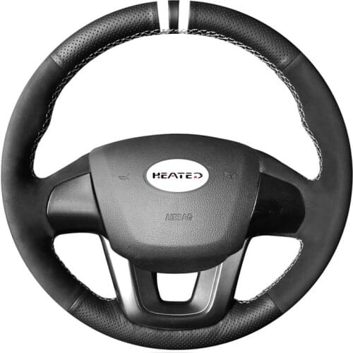 Braiding cover for steering wheel cover for Kia K2 Rio 2011 2012 2013 2014 2015 2016 Steering wheel Cover