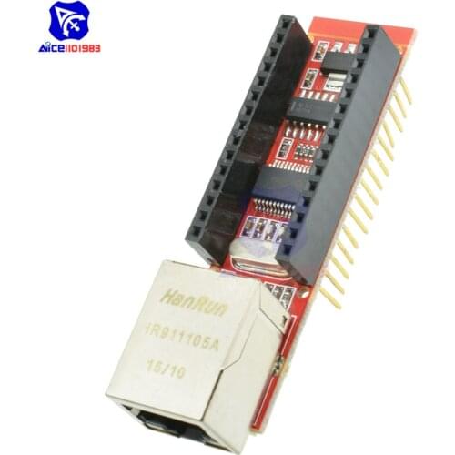 Nano ENC28J60 Ethernet Shield V1.0 Board for Arduino Microchip HR911105A RJ45 Nano V3 Ethernet Webserver Board Module