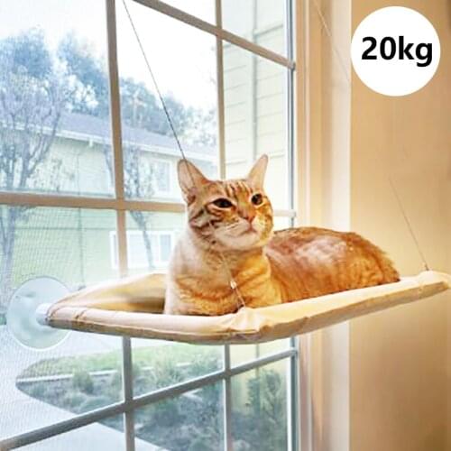 Pet Hanging Beds Cute Cat Hammock Sunny Seat Window Mount Pet Comfortable Pet Bed For Cats Mat Shelf Seat Bed Bearing 20kg
