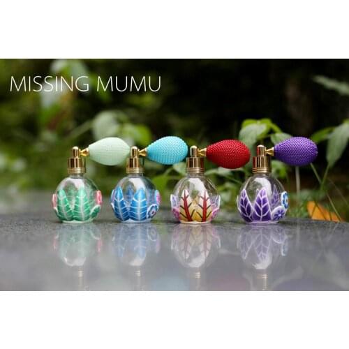 13ML Polymer Clay Glass Empty Bottle Air Bag Perfume Spray New Ball Bottle 100PCS/LOT
