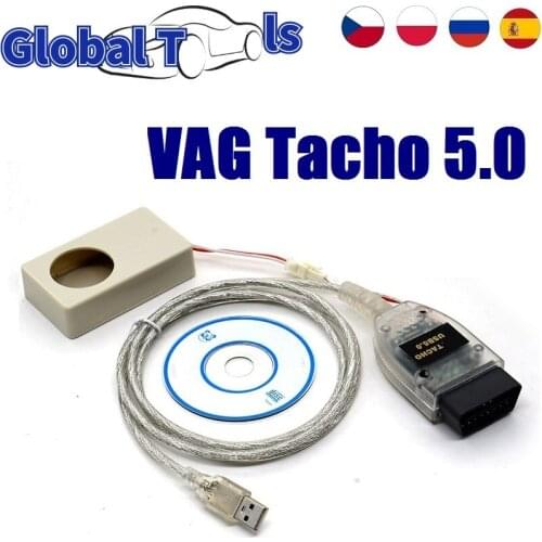 VAG Tacho 5.0 VAG TACHO USB Supports VDO NEC MCU 24C32 or 24C64 VAG Tacho V5.0 Quality Stable USB Version FT245RL