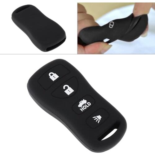 4 Buttons Silicone Remote Car Key Case Shell Protector for Infiniti EX35 2008-2011 FX45 2003-2007 G35 2003-2006 I35 2002-2004