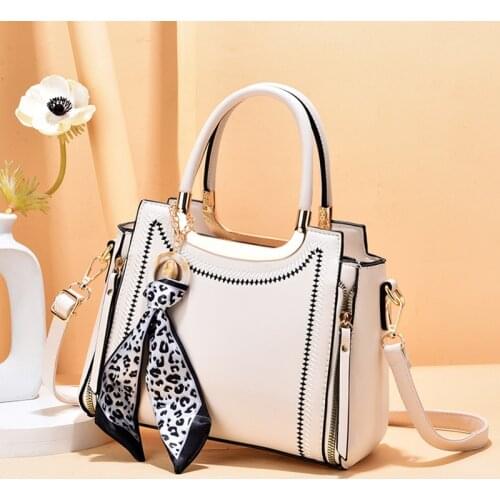 Women Bag Vintage Handbag Casual Tote Fashion Women Messenger Bags Shoulder Top-Handle Purse Wallet Leather 2020 New Black Blue