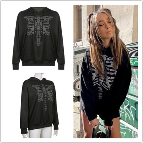 Oversized Hooded Hoodie Loose Pullover Hooded Plus Velvet Long Sleeve Letter Hoodies Casual Plus Size Winter Hoodie Women New
