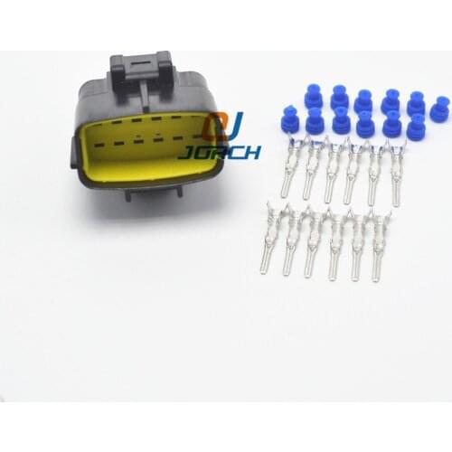 5 sets 12pin tyco auto 12p male waterproof connector housing plug 368537-1 electric cable wiring connectors 174663-2