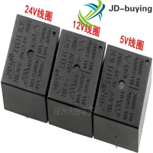 50PCS POWER relay HK3FF-DC5V-SHG HK3FF-DC12V-SHG HK3FF-DC24V-SHG T73 5PIN