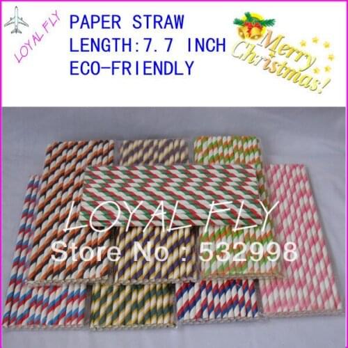 8000pcs mix colors and Drinking Paper Straw strip paper party drink straw 151 color available free shipping