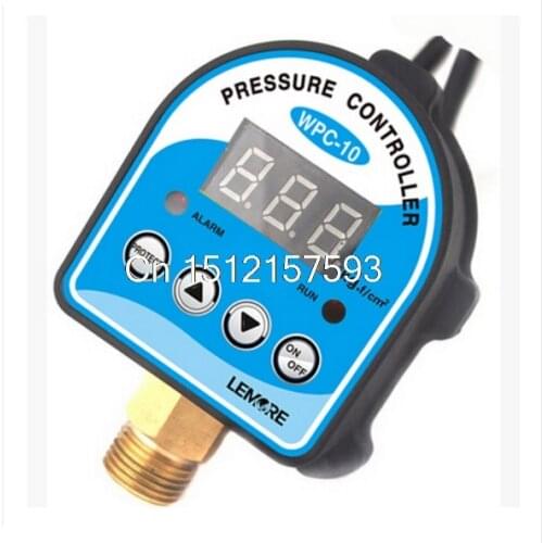 Free Shipping Digital Pressure Control Switch WPC-10 Digital Display Pressure Controller For Water Pump