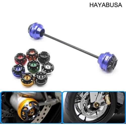 Free delivery for SUZUKI HAYABUSA 2008-2015 CNC Modified Motorcycle Front wheel drop ball / shock absorber