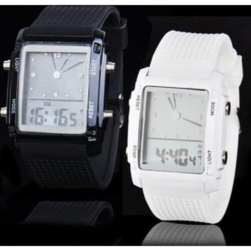 Fashion Women Men Watch Digital LED Chronograph Quartz Sport Wrist Watch Casual unisex digital wristwatch sport watch male femal