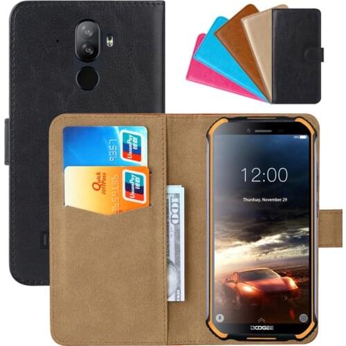 Luxury Wallet Case For Doogee S40 PU Leather Retro Flip Cover Magnetic Fashion Cases Strap