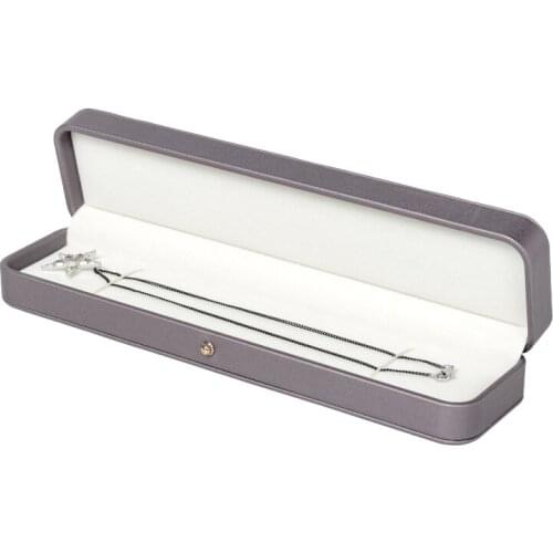 Pu Leather Jewelry Box Necklace Ring Earrings Bracelet Packaging For Sisters Family Holiday Gifts Built-in Card Slot