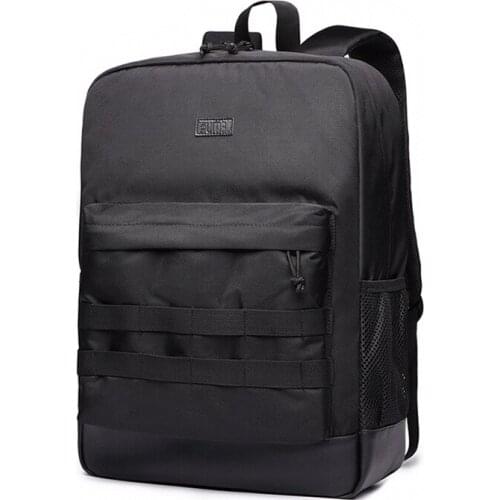 Men Fashion Backpack USB Laptop School Casual Bag Black Back Pack Bags Teenager Boy Multi-Function 2019 PU Canvas Patchwork