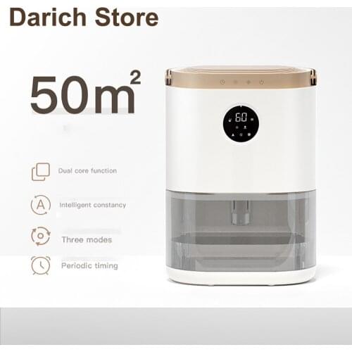 2000ML Dehumidifier Portable Home Air Dryer Desiccant Moisture Absorber Low Noise Deshumidificador for Cabinets