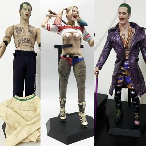 Crazy Toys Figure 1/6 Joker Quinn Acton Figures Model Toy Christmas Gift 30cm