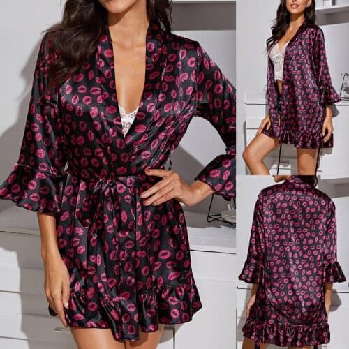 Womail Women's Satin Robes