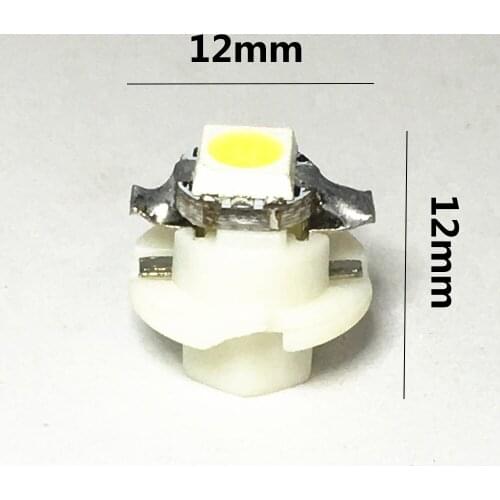 1PCS T5 B8.4D LED 5050 1SMD B8.4 Brand New Side Indicator Lights Gauge Dashboard Lamp Car Instrument Light Instrument Bulbs 12V