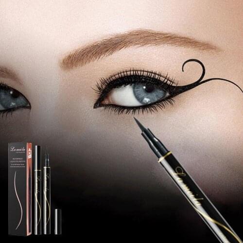 1pcs Black Liquid Eyeliner Pencil Big Eyes Makeup Waterproof Fast Dry Eye Liner Cosmetic Tool Long-lasting Make up Smoothing Pen