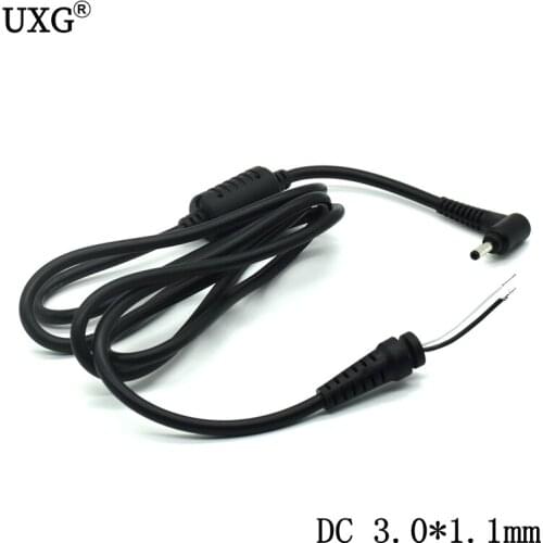 3.0*1.1mm 3.0 x 1.1mm DC Jack Power Charger Plug Connector with Cord / Cable for Asus Samsung Acer Ultrabook Adapter