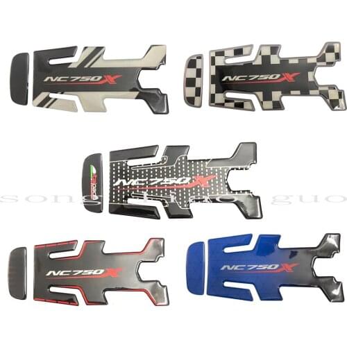 Motorcycle Accessories Carbon Fiber Oil Fuel Gas Tank Pad Decal Protector Sticker For HONDA NC750 NC750X NC 750 X