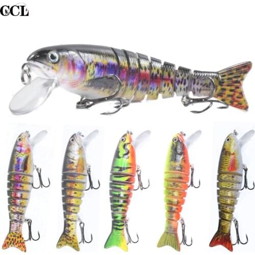 CCLTBA 11cm 17.3g Lip Jointed Minnow Swimbait Fishing Lure Sinking Trout Lure Wobbler Fishing Tackle