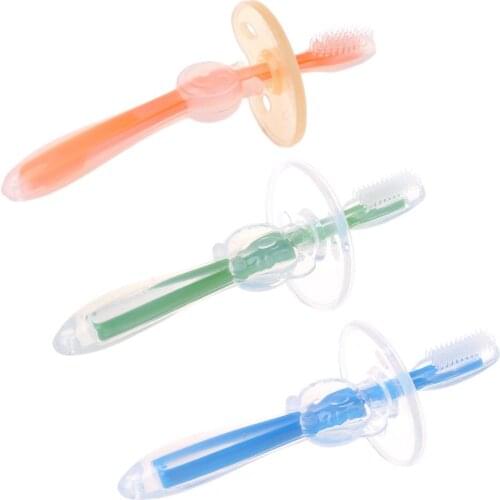 BABY Soft Chewable Bendable Teether Training Toothbrush brush For Infants