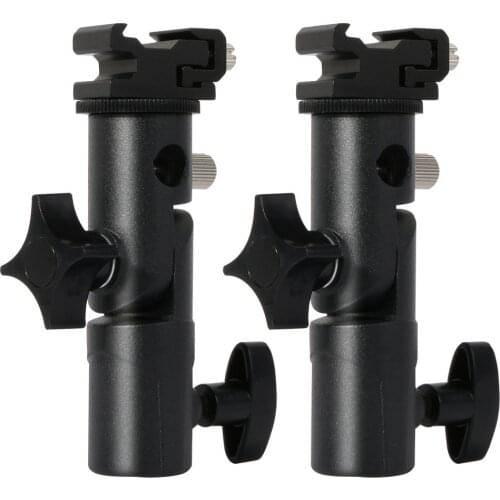 Camera Flash Speedlite Mount Swivel Light Stand Bracket with Umbrella Reflector Holder for canon nikon yongnuo godox