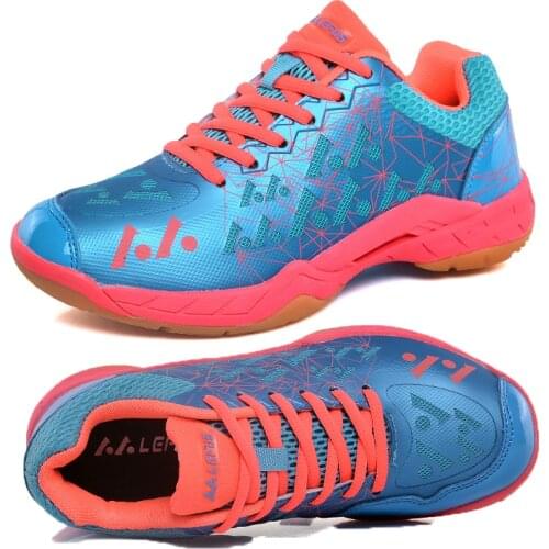New Spring Autumn Badminton Trainers Shoes Pink Women Light Weight Tenni Shoes Ladies Breathable Volleyball Sneakers Girls