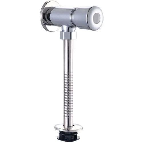 Bathroom Copper Urinal Flush Valve Concealed Installation Hand Press Delay Flush Valve Public Toilet Self Closing Urine Valves