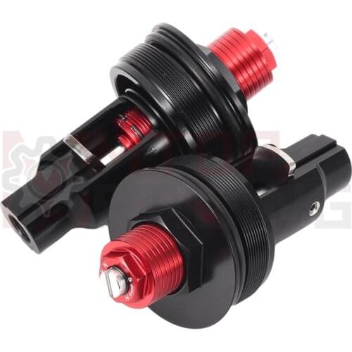 Motorcycle Preload Fork Caps For Kawasaki Ninja ZX-10R ZX10R 2004 2005 11065-0038 Adjustable Fork Bolts
