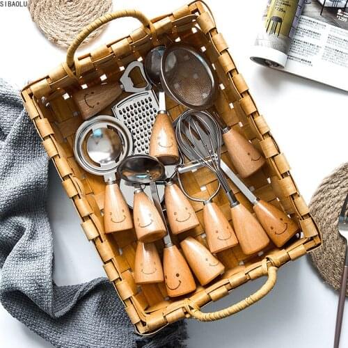 Log Creative Smiley Stainless Steel Baking Tray Set Vertical Base Beautifully Decorated Kitchen Tools Electric Baking Pan