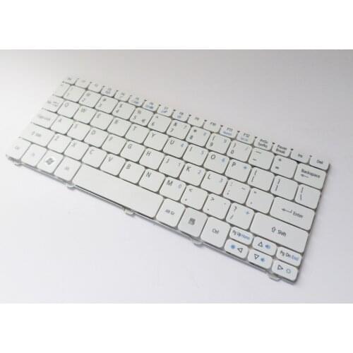 New FOR Acer Aspire One AO532H-2742 AO532H-2789 AO532H-2406 AO532H-2527 D260 521 533 PAV70 Netbook keyboard White
