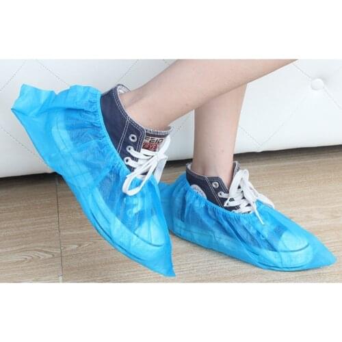 Disposable non-woven shoe cover dustproof non-slip model room shoe cover for home model room 100 sets