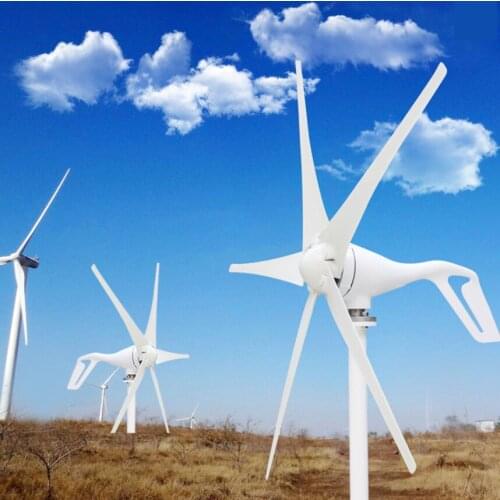 Wind turbine portable generator low wind speed start 12v/24v DC output