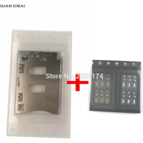 QiAN SiMAi 1set =3pcs New SIM Card Reader Junctor Connector Lron Cover Holder Socket Slot replacement For Xiaomi 3 M3 Mi3 Mi 3