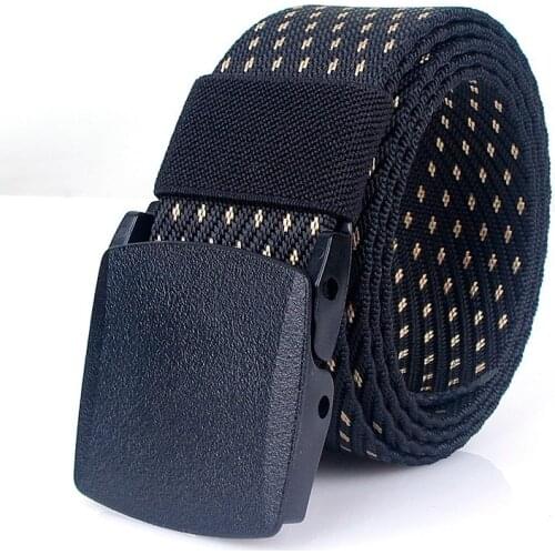 Mens Nylon Belt star leisure Belt youth Fashion environmental Protection plastic just Hypoallergenic outdoor canvas Wild Belt