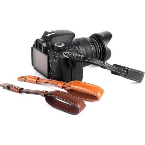 Camera Strap PU Leather Camera Wrist Hand Strap Grip For Canon EOS R 4000D 1300D 1200D 1100D 850D 800D 750D 760D 600D 550D 500D