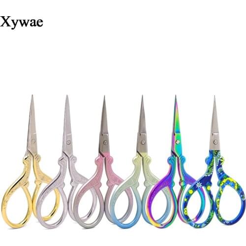 Retro Vintage Scissors Tailor Scissors Cross Stitch European Craft Embroidery Scissor Tools Needlework Sewing Thread Yarn Shears