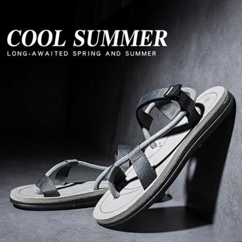 Mens Sandals Cool Summer Comfortable Breathable Waterproof Slippers Outdoor Beach Shoes For Men 36-44 Big Size