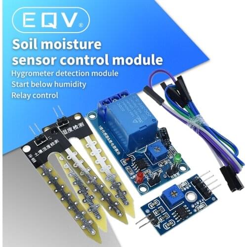 Soil Moisture Sensor 12V Relay Control Module DC 12V soil moisture sensor relay Automatic watering of humidity starting switch