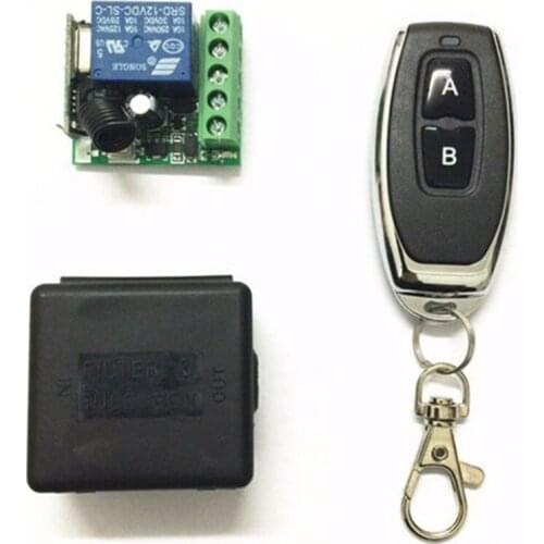 433Mhz Universal Wireless Remote Control Switch DC 12V 1CH Relay Receiver Module RF Transmitter 433 Mhz Remote Controls