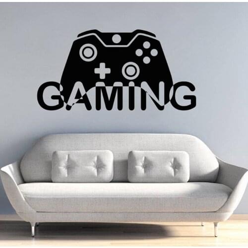 Vinyl Wall Sticker For Kids Room Mural Video Gaming Wall Decals Playroom Bedroom Home Decor Art Poster ZX542