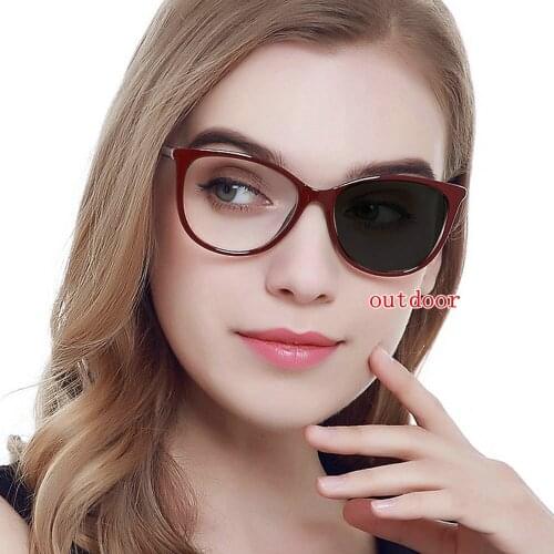 2020 new sexy transition Sun Photochromic Reading Glasses women Adjustable Vision female Hyperopia presbyopia Eyewear UV400 NX