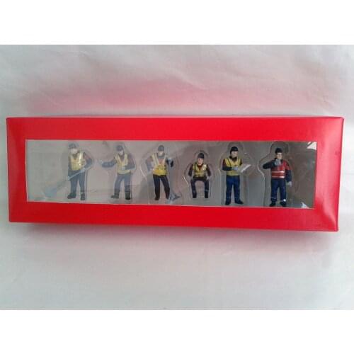 1:50 Road worker figure with color