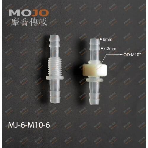 2020 Free shipping!!MJ-6-M10-6 Straght type barbed water pipe connectors(100pcs/lots)