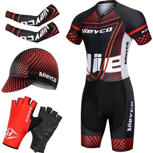 2021 Cycling Short Sleeve Triathlon Suit Mens Womens Cycling Jumpsuit MTB Bicycle Wear Bicicleta De Montaña Cycling Clothing